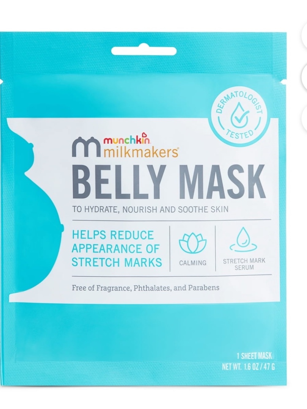 Munchkin White Milkmakers 3-Pack Belly Mask